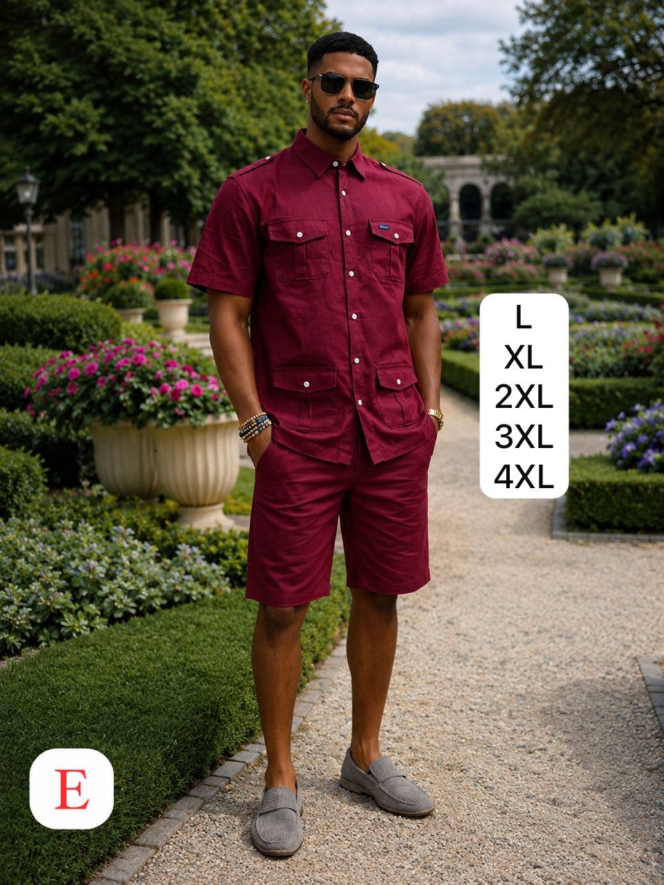 Ensemble Chemise Short Tropical